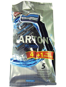 BT Barton Trading Bartoň Jednorázový holící strojek 2břit.-lubrikační pásek 4+1 kusů TG708N
