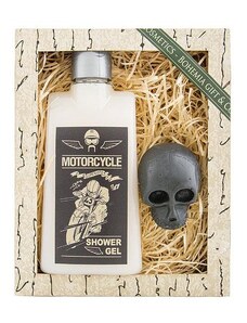 Kosmetická sada pro muže gel 250 ml a mýdlo 30 g - Motorcycle Vintage