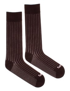 Fusakle Pánské ponožky Fešák hnědý