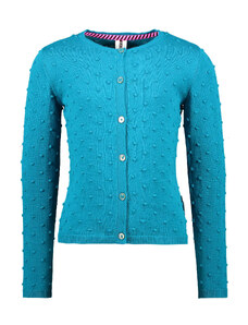 B-nosy Dívčí žakarový svetr na knoflíčky