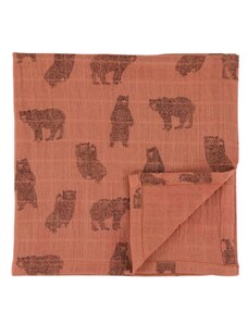 Trixie Bavlněná plenka Muslin cloths - Brave Bear - 55 cm, set 3 ks
