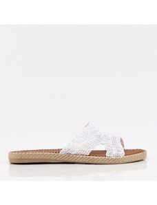 Hotiç White Women's Slippers & Sandals