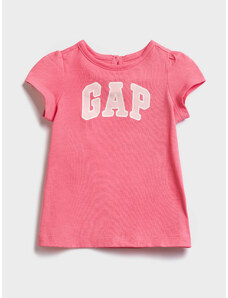 Baby šaty GAP logo Růžová