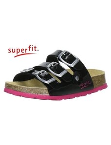 SUPERFIT Domácí obuv Superfit 8-00125-00 FUSSBETTPANTOFFEL Schwarz