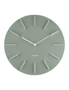 Nástěnné hodiny Discreet 40 cm tm. zelené Karlsson