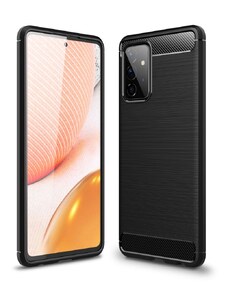 Ochranný kryt pro Samsung Galaxy A72 5G - Tech-Protect, Tpucarbon Black