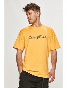 Oranžová pánská trička a tílka Caterpillar - GLAMI.cz