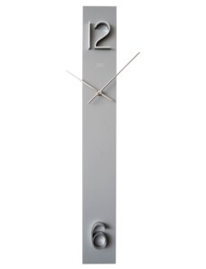 JVD Kovové designové šedé hodiny JVD HC26.3