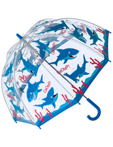 Bugzz@Soake Kids Dětský průhledný deštník Bugzz Kids ŽRALOK