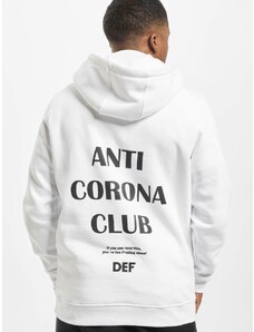 DEF Anti Corona Hoody bílá