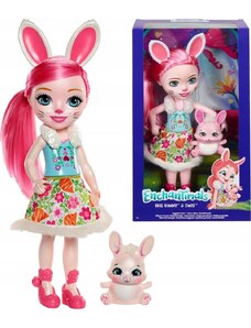 Mattel ENCHANTIMALS Panenka se zvířátkem Bree Bunny a Twist 30cm