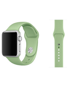 Crested Barva mátová silikonový řemínek pro Apple Watch 42, 44 a 45 mm