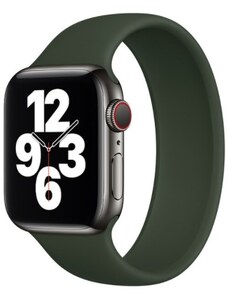 Crested Navlékací silikonový řemínek pro Apple Watch 38, 40 a 41 mm zelený