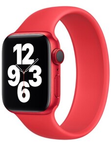 Crested Navlékací silikonový řemínek pro Apple Watch 38, 40 a 41 mm červený
