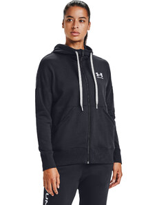 Under Armour W Rival Fleece Full-Zip Hoodie Black/ White