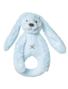 Chrastítko králíček Richie plyšový světle modrý 18 cm 0+