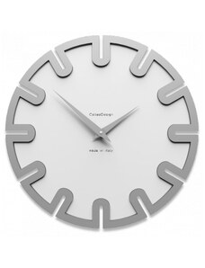 Designové hodiny 10-017 CalleaDesign Roland 35cm (více barevných variant) Barva bílá-1 - RAL9003