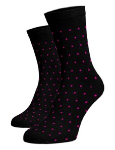 Benami Vysoké puntíkované ponožky - růžový