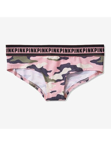 Victoria's Secret PINK růžové maskáčové bokové kalhotky