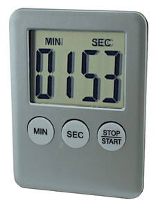 ALTRO Digitální kuchyňská minutka magnetická stříbrná AG10
