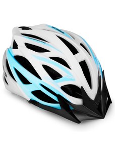 Spokey FEMME Cyklistická prilba IN-MOLD, 55-58 cm, bielo-modrá