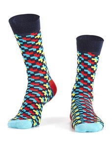 FASARDI Pánské barevné ponožky s křížky