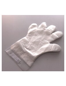 Obchod-kufry Jednorázové mikrotenové rukavice PT01, ODTRHÁVACÍ 100 ks