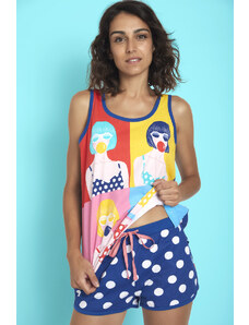 Santoro London - Dámské letní pyžamo - Pop Velikost: M