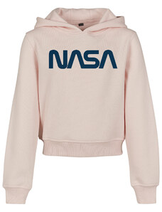 MT Kids Dětská NASA Cropped Hoody růžová