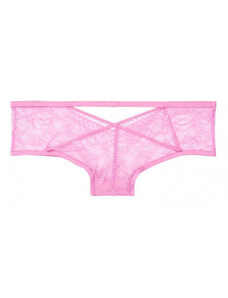 Victoria's Secret VERY SEXY růžové brazilské kalhotky Lace Cheeky Panty