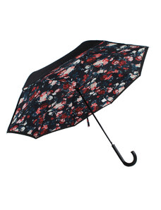Perletti Deštník s obráceným otevíráním a zavíráním Růže