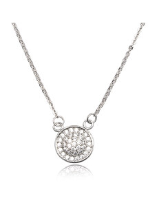 Stříbrný náhrdelník se zirkonovým zdobením - Meucci TAN003