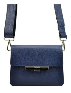 Kožená crossbody kabelka Pierre Cardin FRZ 1802 modrá