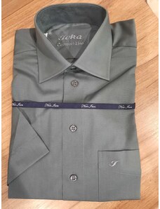 JOKA Pánská košile s krátkým rukávem šedá 40418