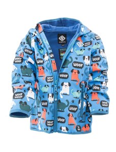 Pidilidi chlapecká softshellová bunda s potiskem a pevnou kapucí, Pidilidi, PD1088-02, modrá