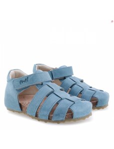 Emel Dětské kožené sandály E2664-2 Modrá