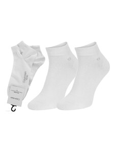 Calvin Klein pánské bílé ponožky 2 pack
