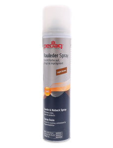 Pedag Rauleder Spray 250 ml SVĚTLE HNĚDÝ impregnační sprej na broušenou kůži
