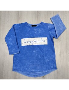 Modré batikované tričko Despacito