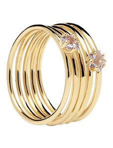 PDPAOLA Pozlacený prstýnek Orion gold