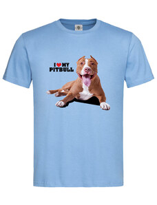 Clearprint Tričko I Love My Pitbull