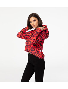 Bittersweet Paris Red Skin CROPPED mikina - XS