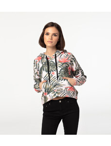 Bittersweet Paris Jungle Flowers CROPPED mikina - XS