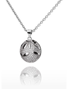 Stříbrný náhrdelník se zirkony - Meucci SS252N