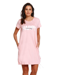 Doctor Nap Mateřská noční košile 9504 Happy Mommy růžová Sweet Pink