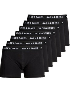 JACK & JONES Boxerky 'Chuey' černá / bílá