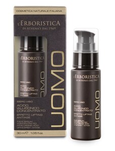 Erboristica Uomo Pleťové sérum pro muže s koncentrovanou kyselinou hyaluronovou 30 ml