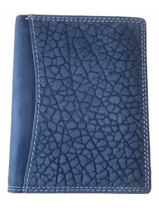 GURU LEATHER Pánská kožená peněženka design sloní kůže e-504 šedá