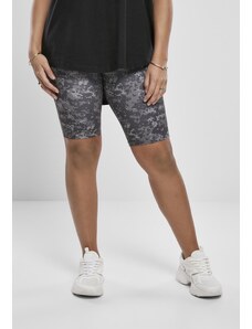 UC Ladies Dámské kraťasy High Waist Camo Tech Cycle Shorts tmavé digitální maskování