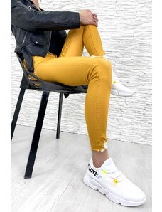 Gourd jeans Dámské žluté kalhoty GD6288-17Y